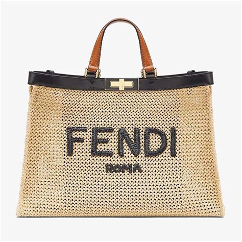 fendi raffia bags|raffia tote bags for women.